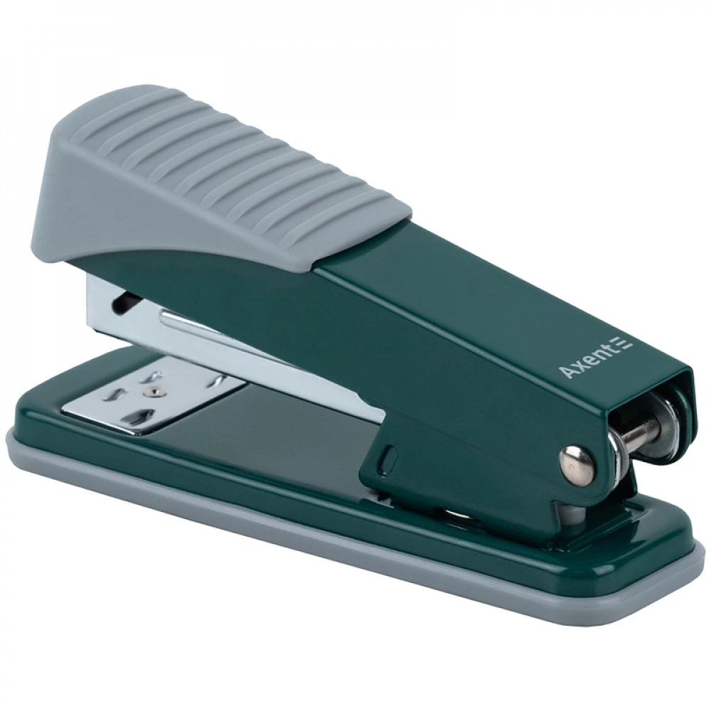 Степлер №24/6 Axent/Exakt 4925-30-А 25 листів метал. зелений