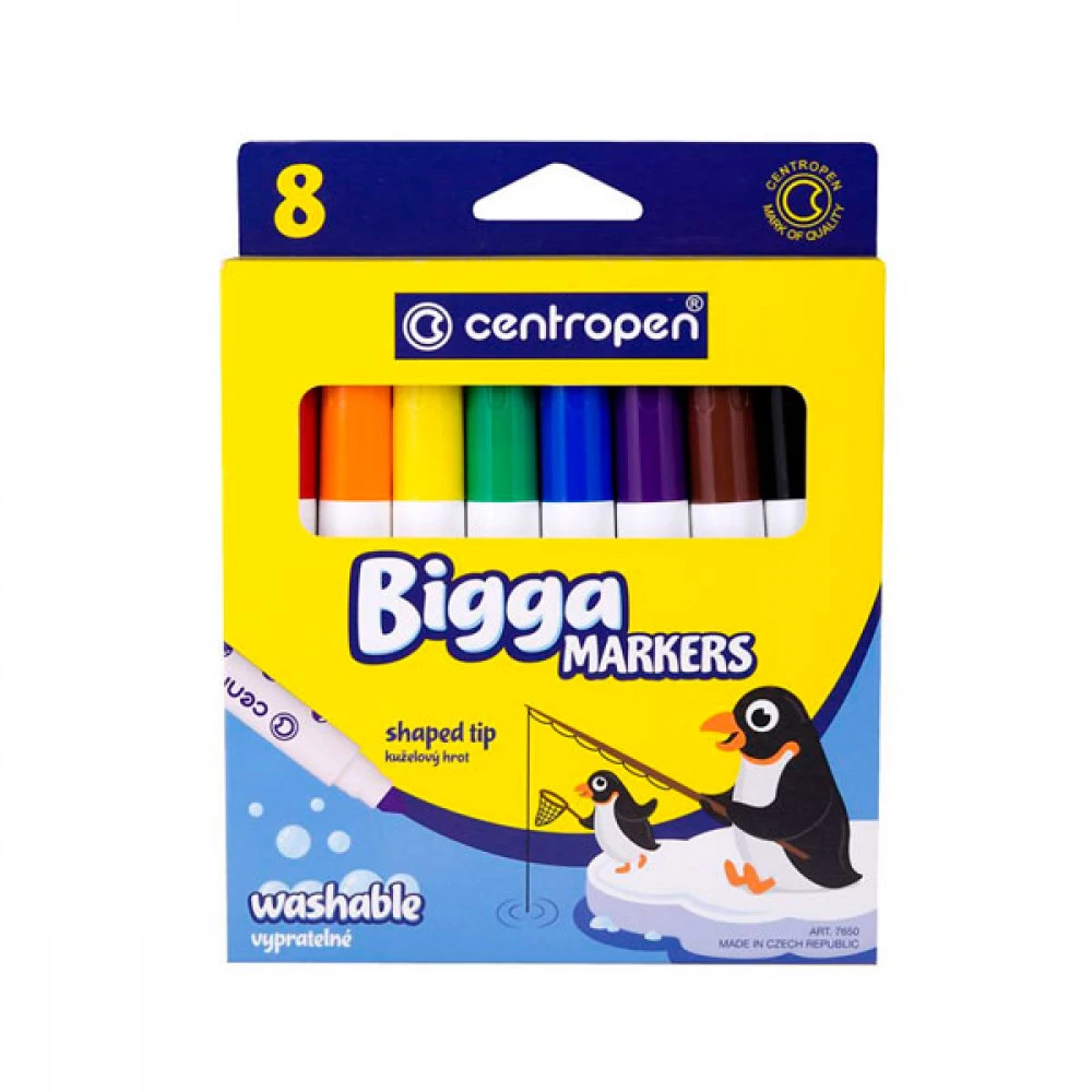 Фломастери 8 кол. Centropen 7650/08 Bigga