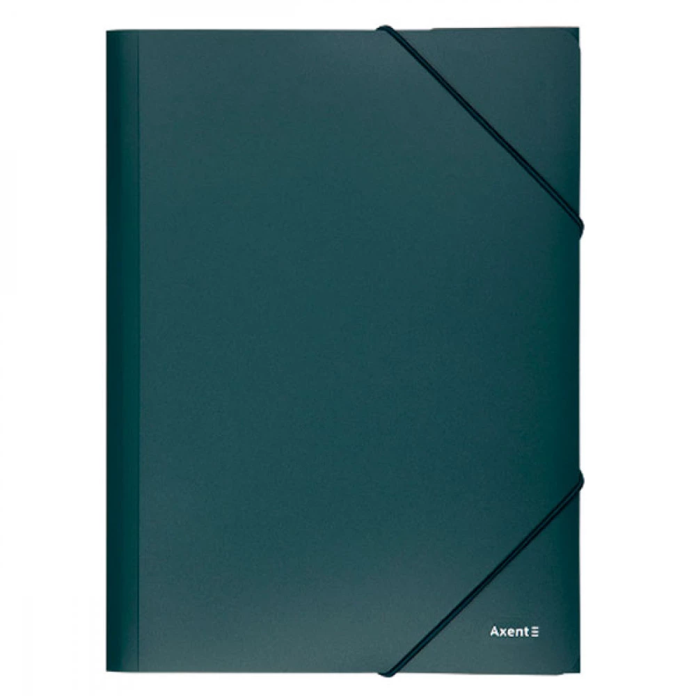 Папка пластикова А4 Axent 1508-05 на резинці зелена