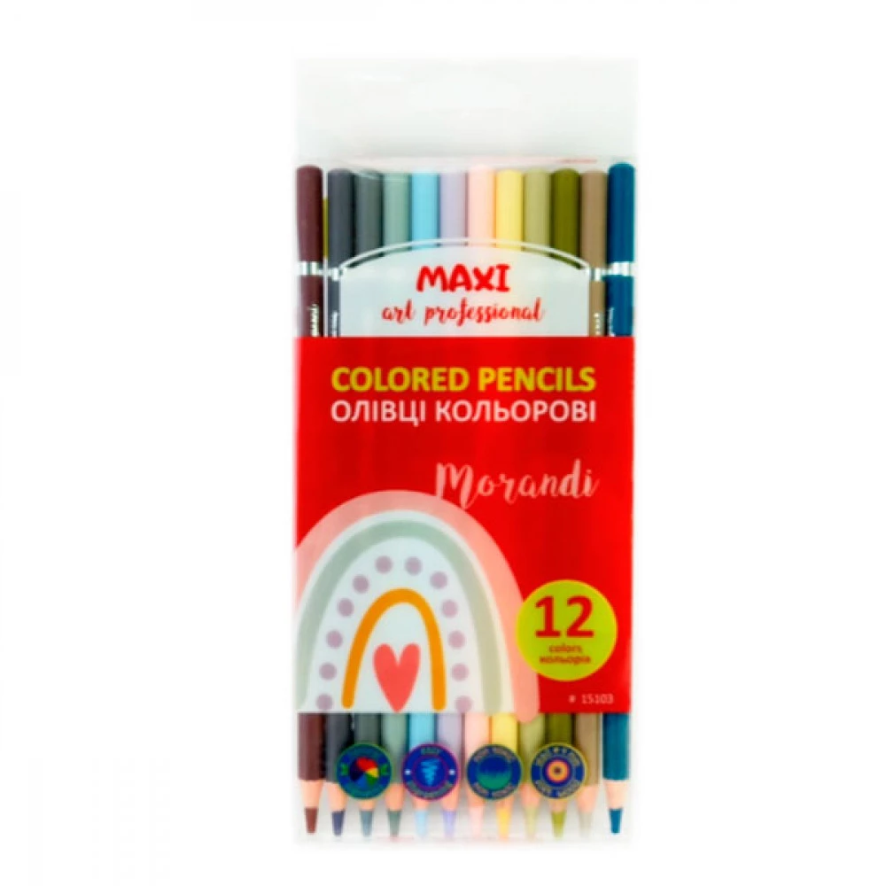 Олівці 12 кольорів Maxi Morandi MX15103
