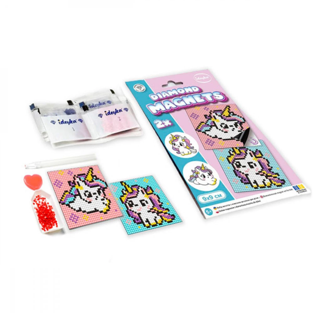 Набір алмазного живопису 9х9 Звірята AMG1094 на магнітній основі