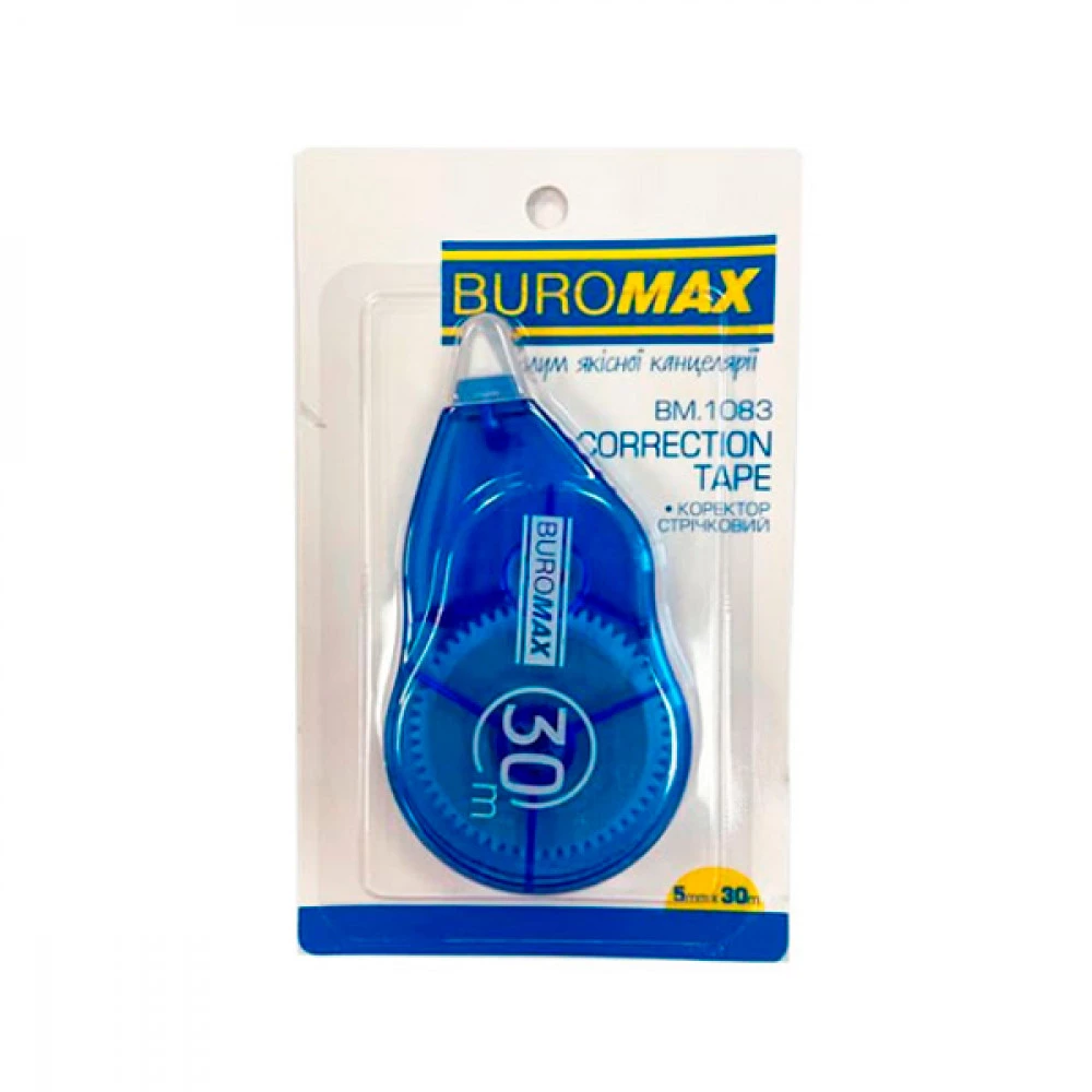 Коректор-стрічка BuroMAX ВМ1083 5мм х 30м