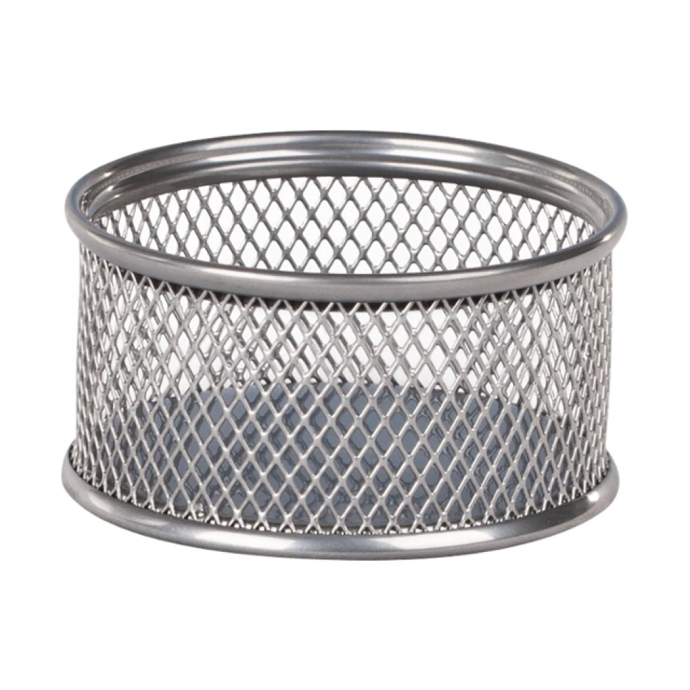 Бокс для скріпок 80х80х40 "Axent" 2113-03 металевий срібло