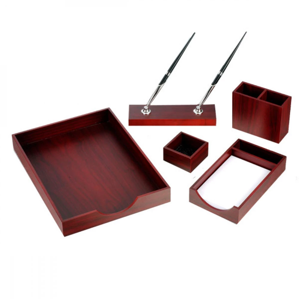 Набір офісний 5144 FDU(5 предметів) червоне дерево