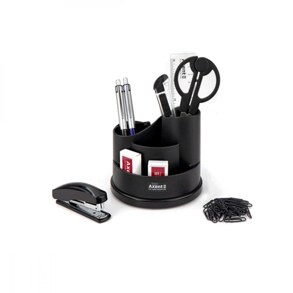 Настільний набір Axent 2102-01 чорний 9 предметів