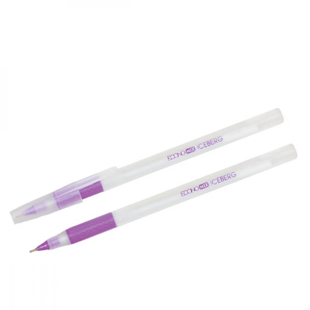 Ручка масляна Economix Iceberg Е10197-12 0,7 фіолетова
