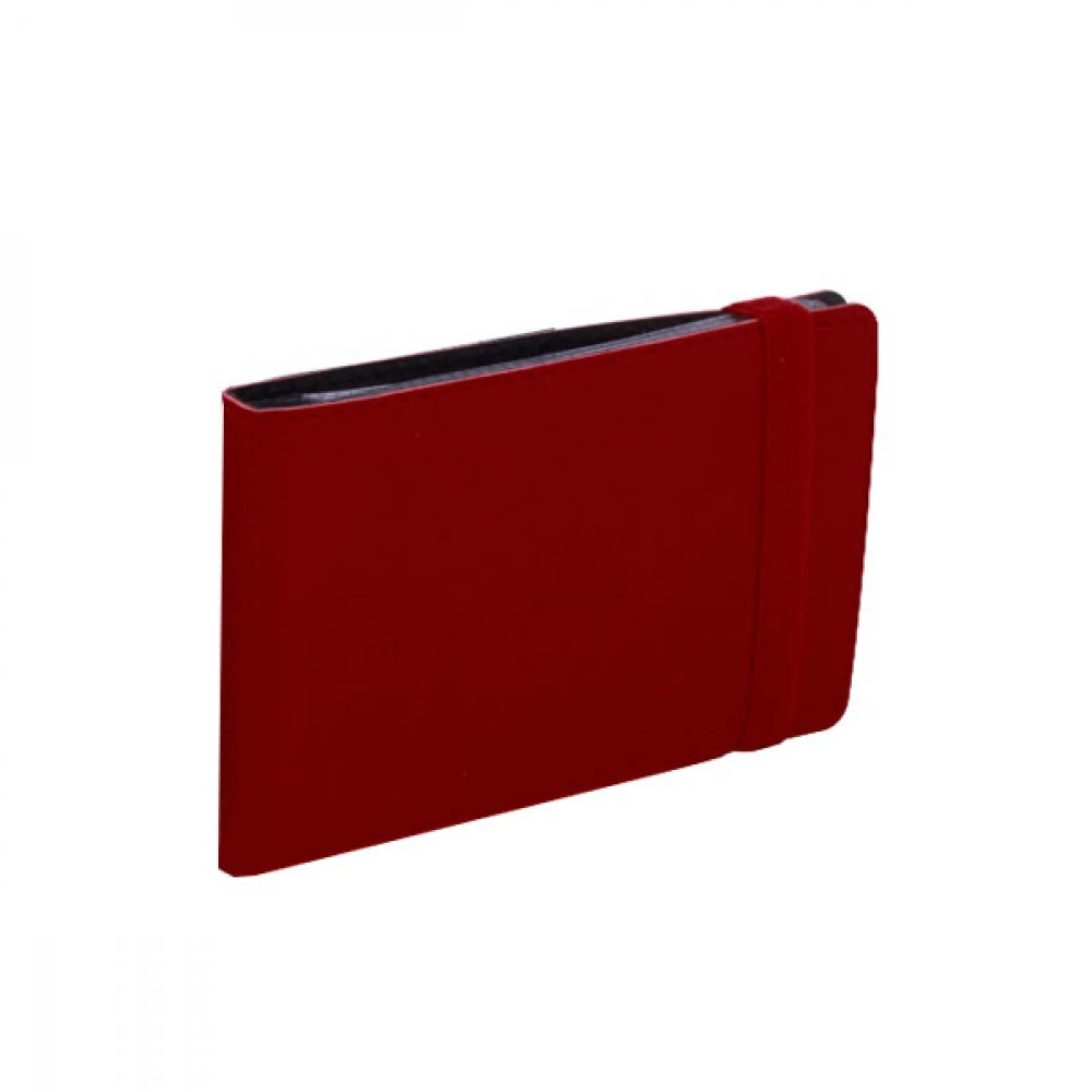 Візитниця на 20 візиток Optima O51615-18 Vivella 105x75 мм штучна шкіра бордо