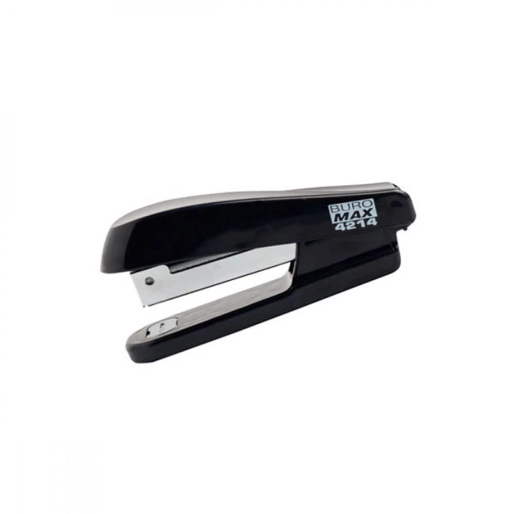 Степлер пластиковий JOBMAX, 20 аркушів, (скоби №24, 26), №24 BuroMAX 4214-01 чорний