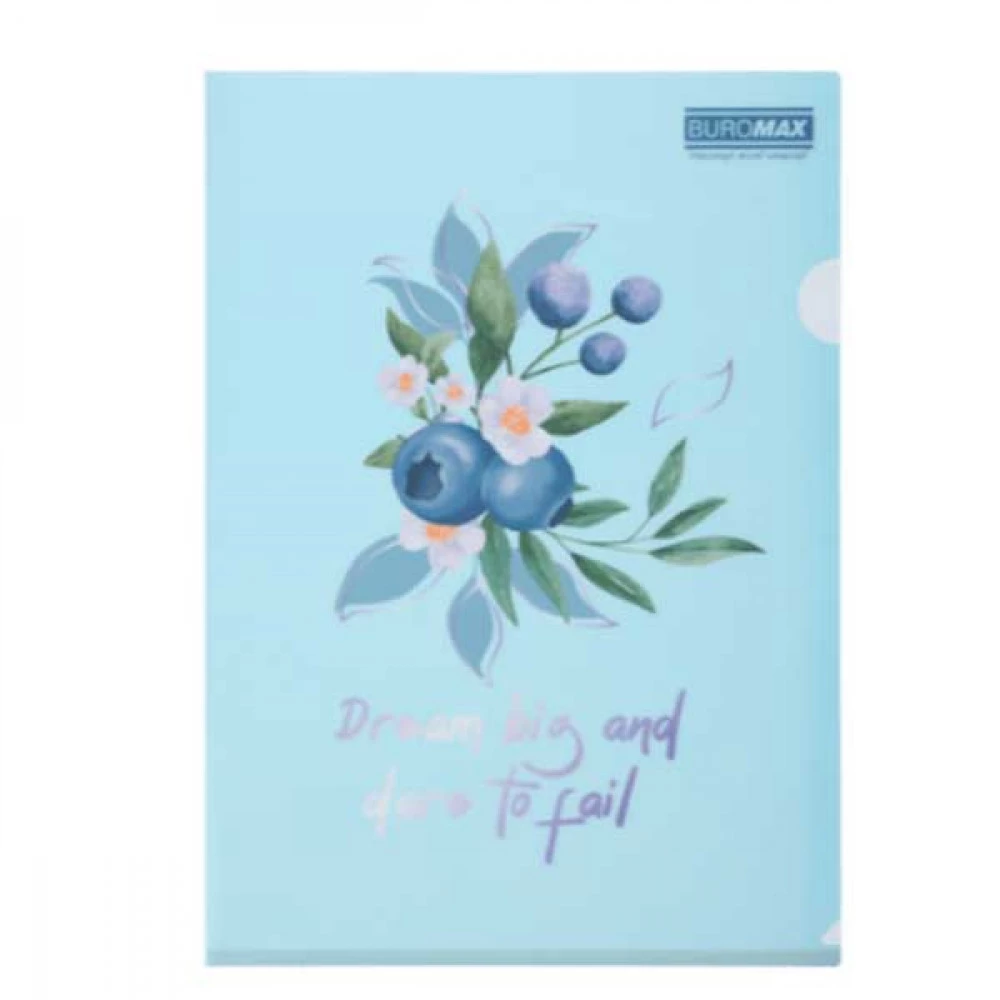 Кутник пластиковий А4 BuroMax ARABESKI 180мк BM3854-52 чароїт