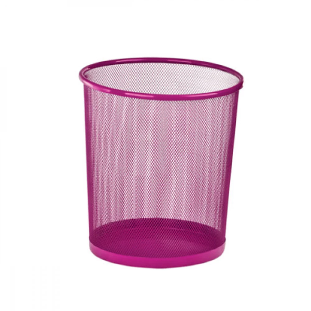 Кошик для паперу металевий ZiBi ZB.3126-10 рожевий