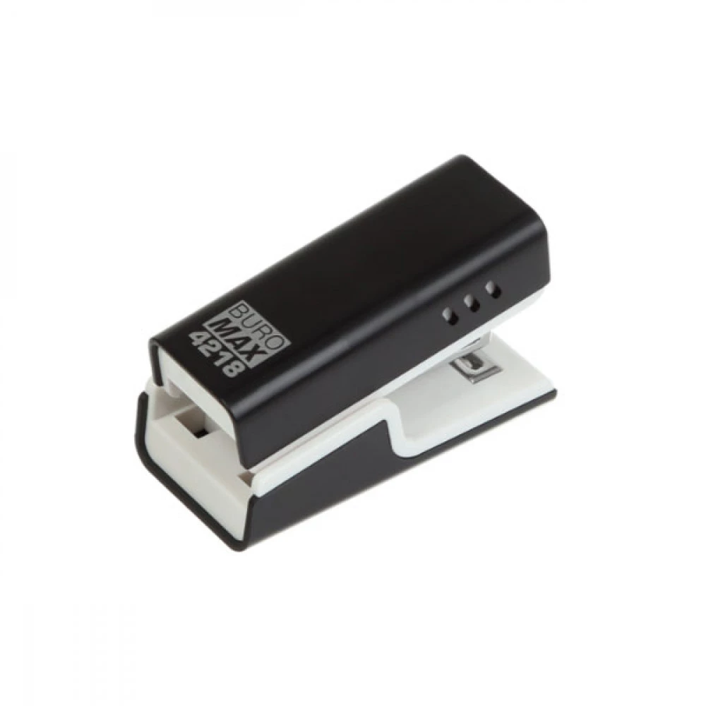 Степлер №24 BuroMAX ВМ 4218-01 20 аркушів міні чорний