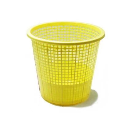 Кошик для паперів сітчастий жовтий