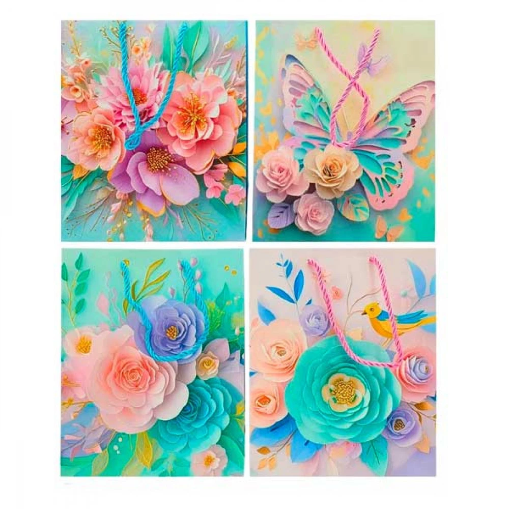 Пакет подарунковий 18х23х8см Flowers 2912_23