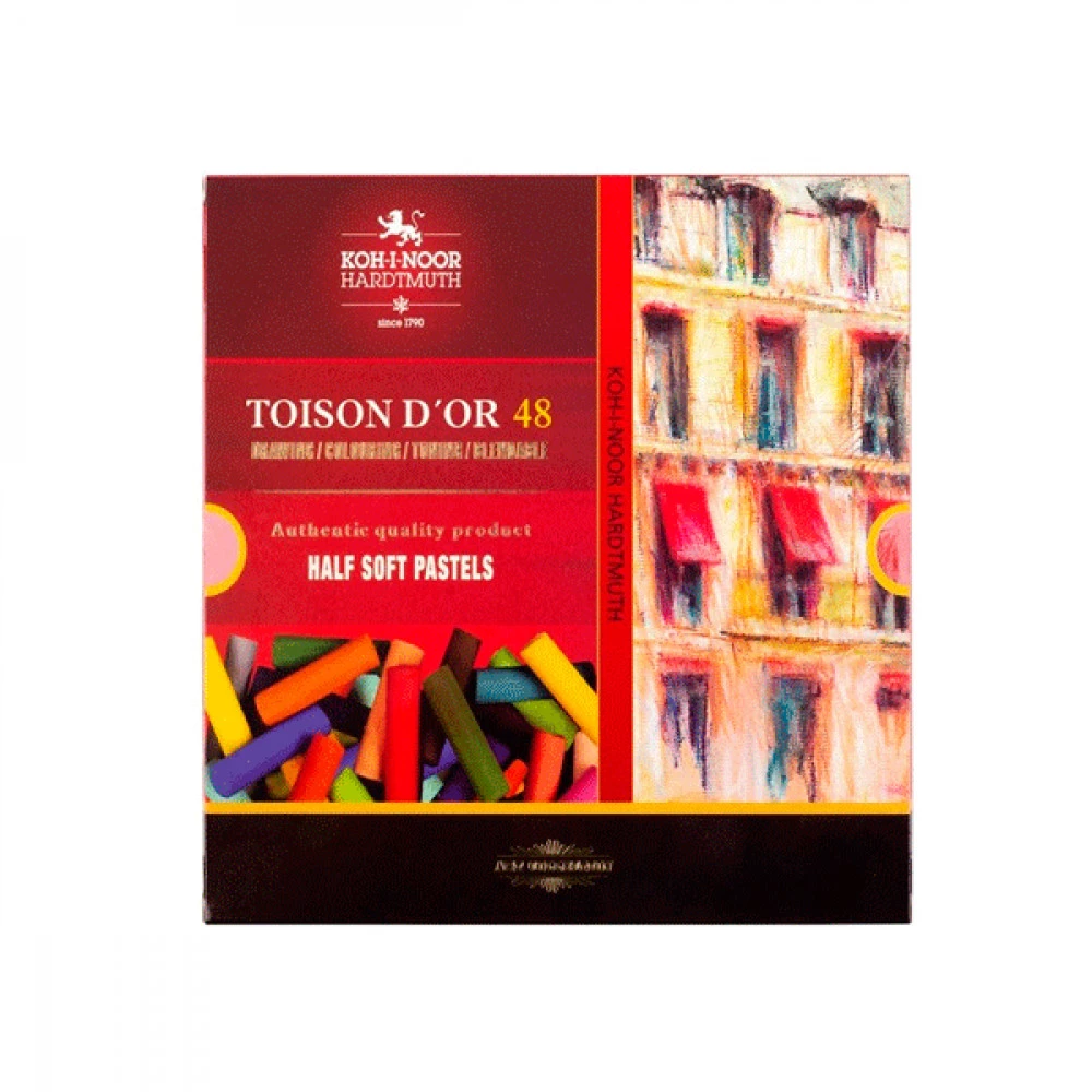 Крейда-пастель "KIN" 8546 "TD`OR" 48 кольорів