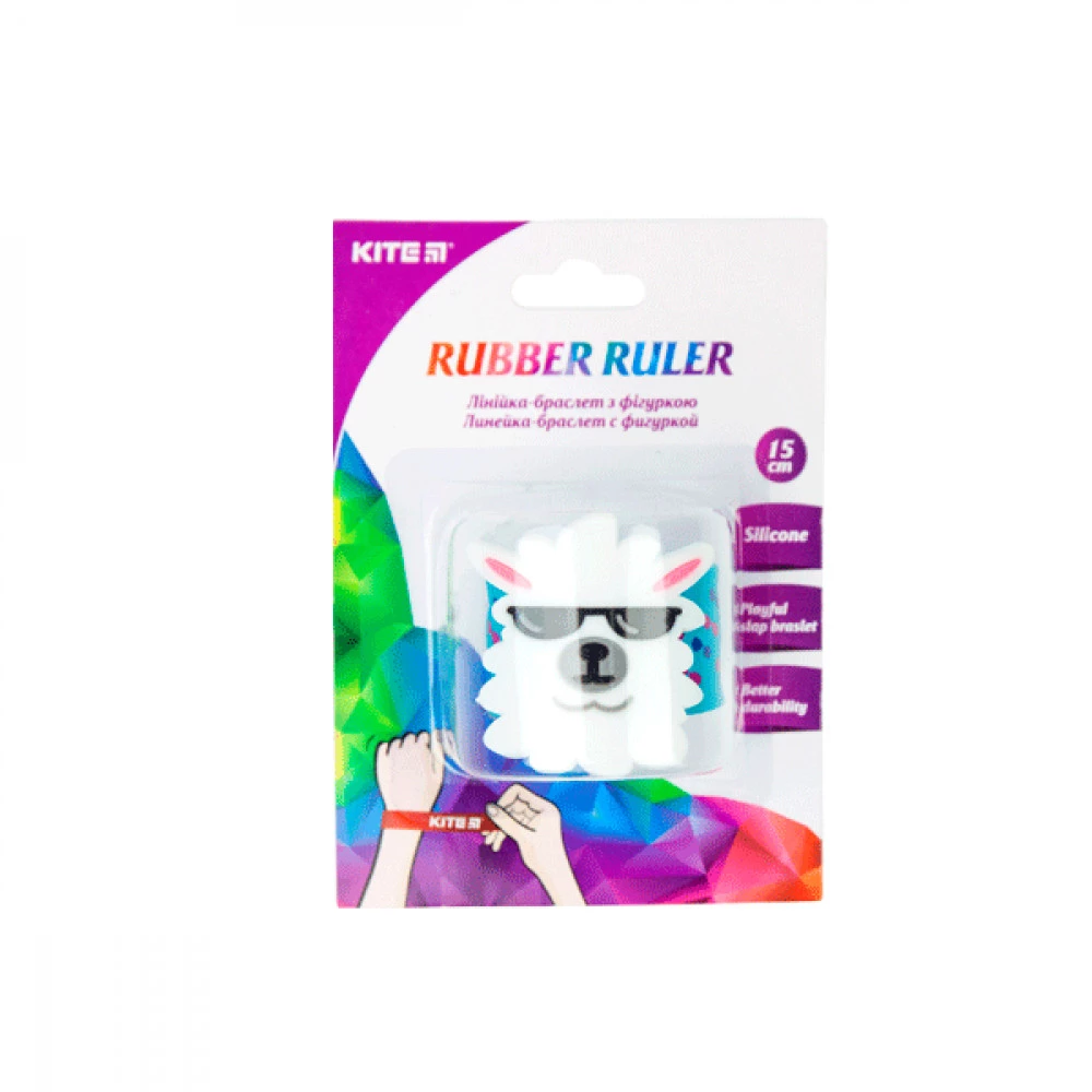 Лінійка-браслет 15 см Kite K20-018-2 бірюзова