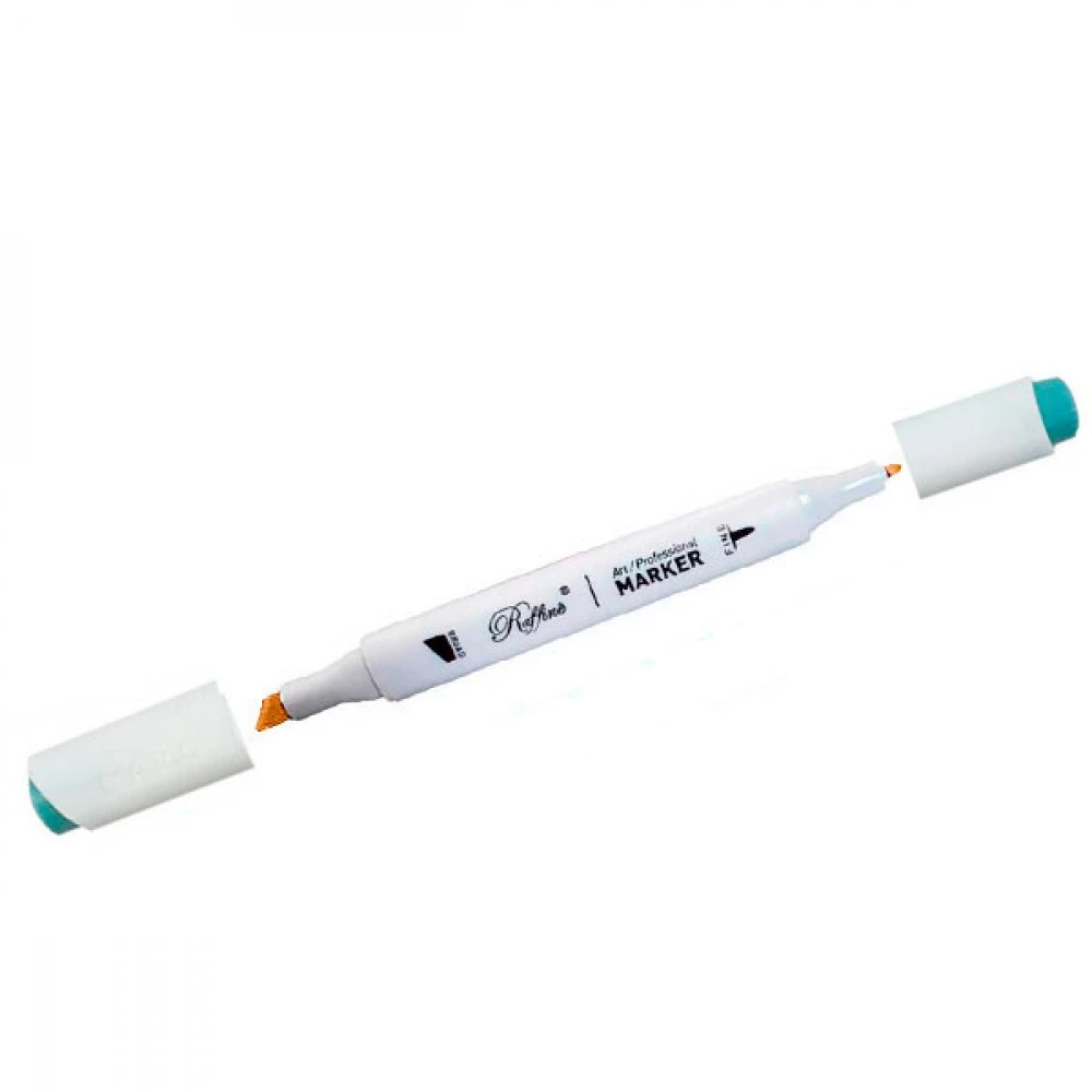 Маркер-скетч Marco 1-7 мм (Raffine) 7800 (B723) двосторонній світло-бірюзовий
