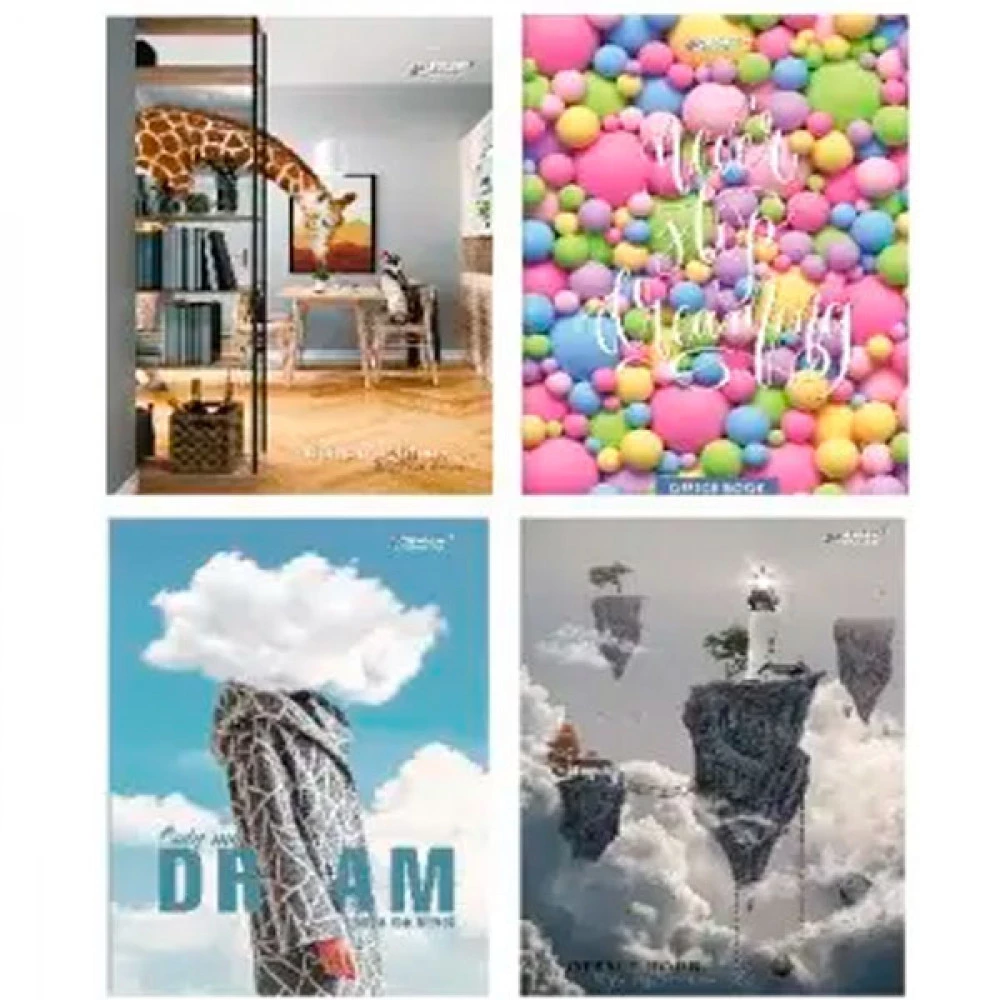 Зошит А4 96 аркушів у клітинку "Б" ТВ-27 (офс) 