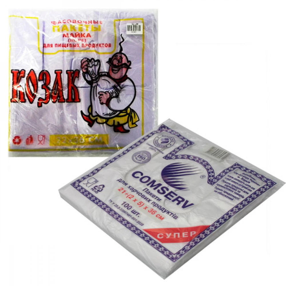 Пакет-майка 22х36 (100 шт) Comcerv