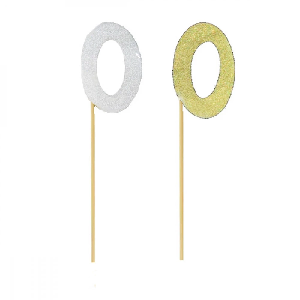 Декор "Цифра" 5-38855 дерево 38 см (1шт) Mix