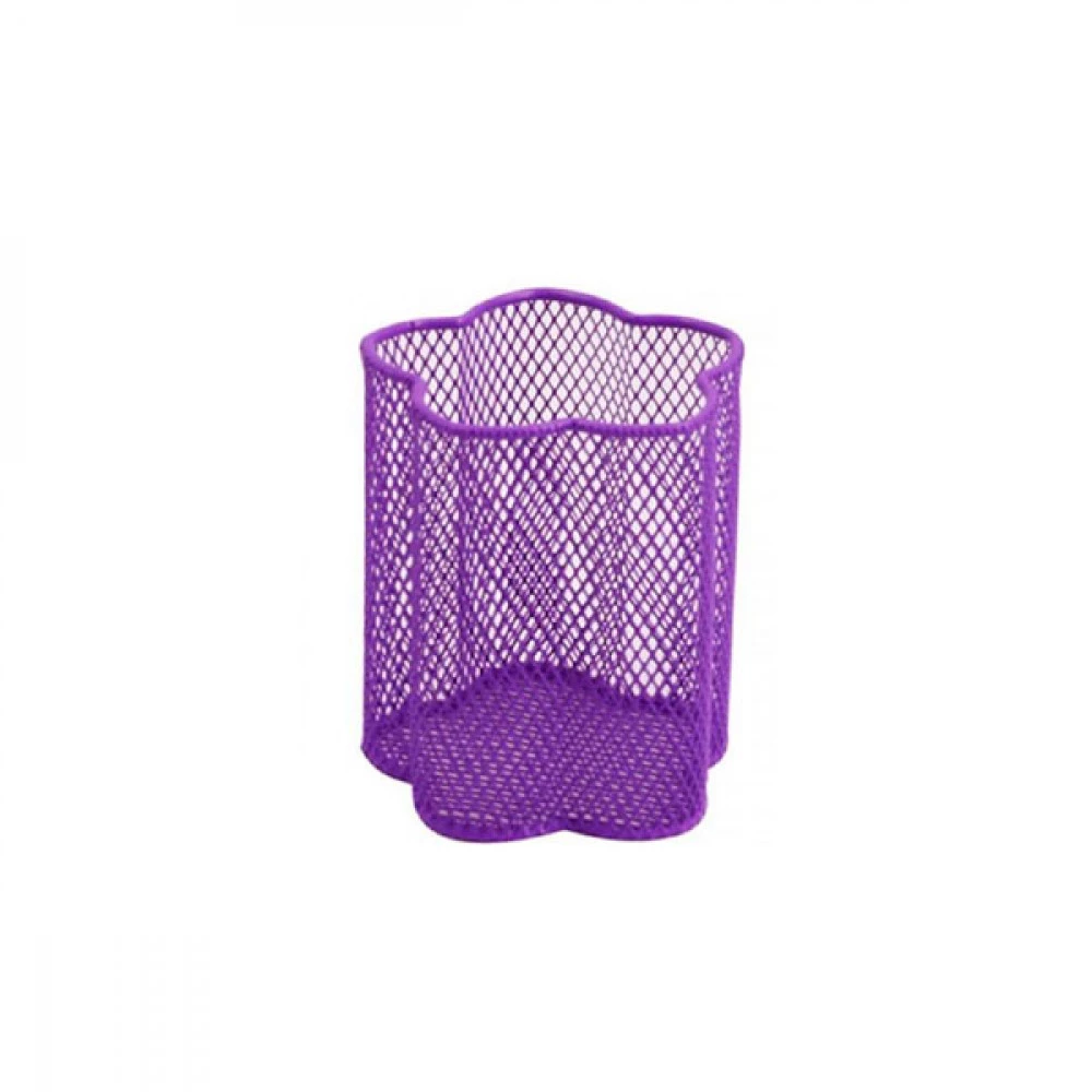 Підставка для ручок 90х90х100 "ZiBi" ZB3101-07 Квітка металева фіолетова