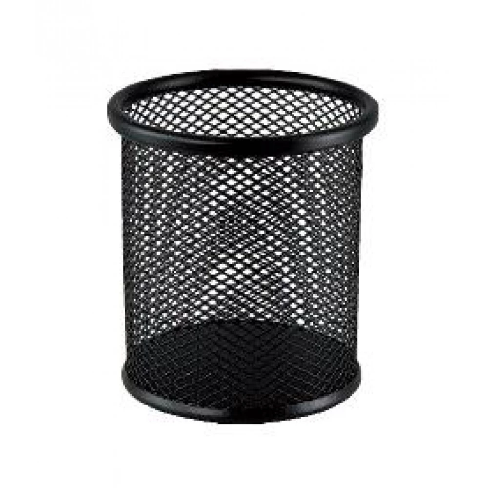 Підставка-склянка для ручок "BuroMAX" 6202-01 металевий чорний