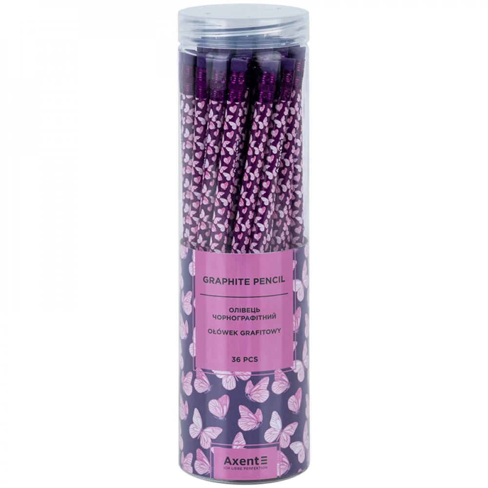 Олівець простий Axent 9009-15 Butterly HB