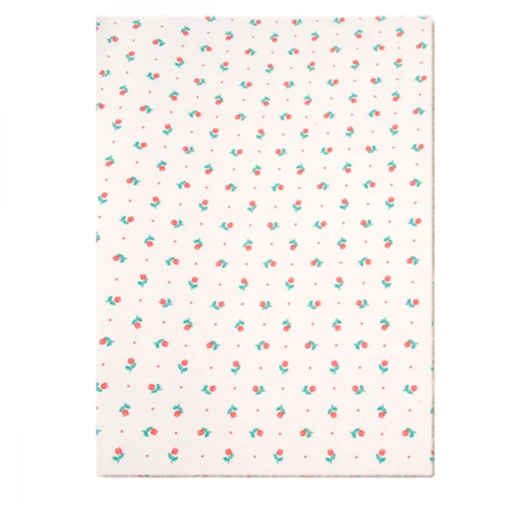 Папір пакувальний Троянда на білому 0,7м*8м 255-7007