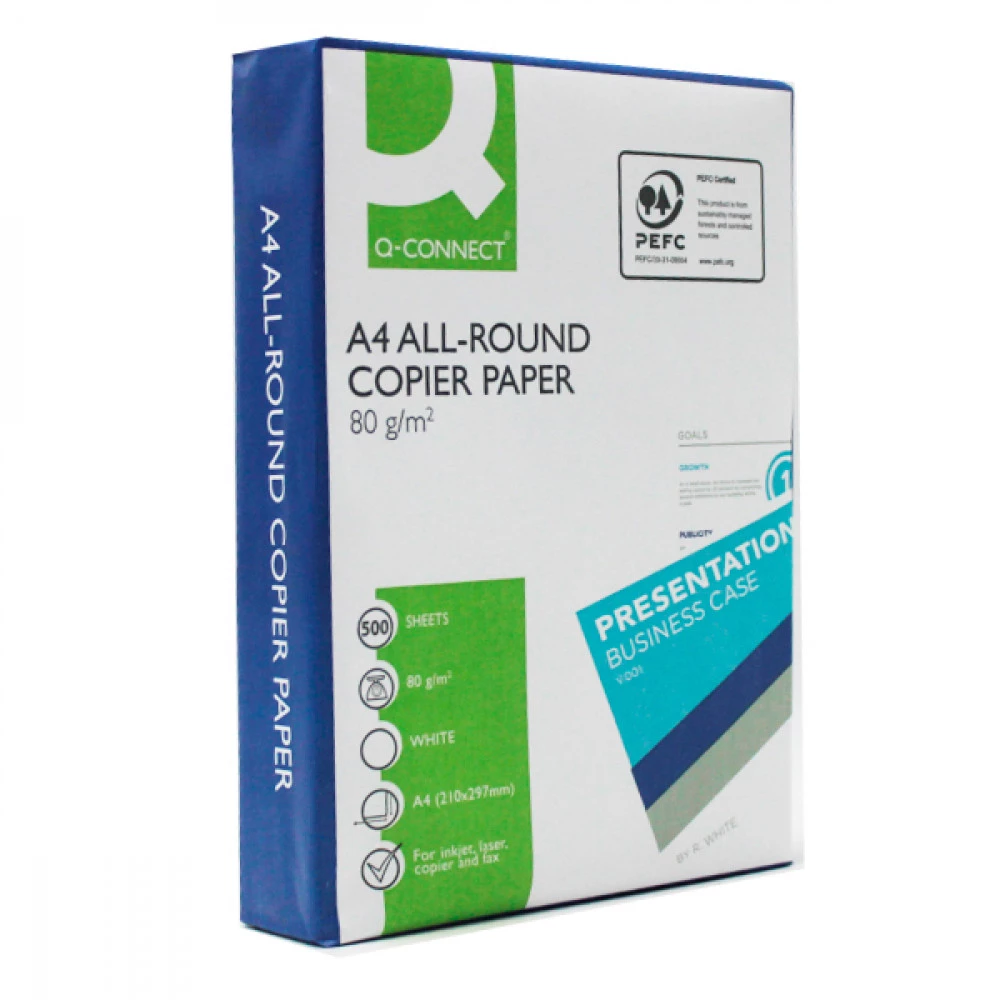 Папір А4 Q-CONNECT C 80г/м2 (500 аркушів)
