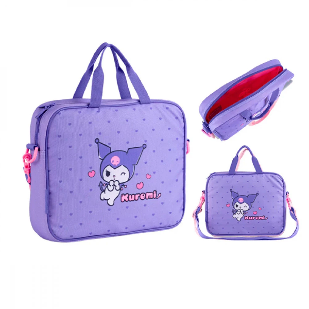 Шкільна текстильна сумка 1 відділення А4 Kite Hello Kitty HK25-589-2