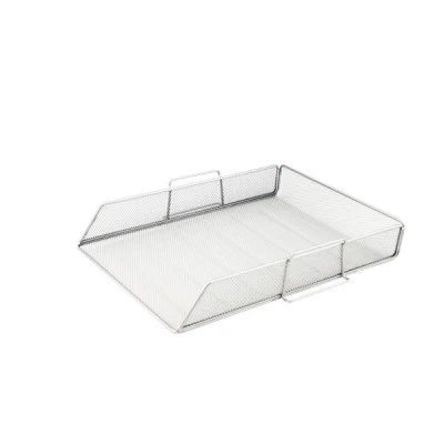 Лоток горизонтальний "Axent" 2123-21 металевий білий