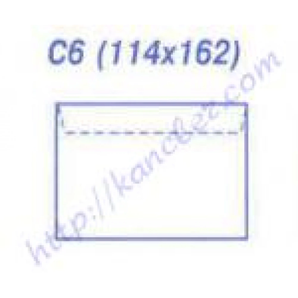 Конверт 114х162 С6 ​​МК білий 75 гр (1000/1004/1012)