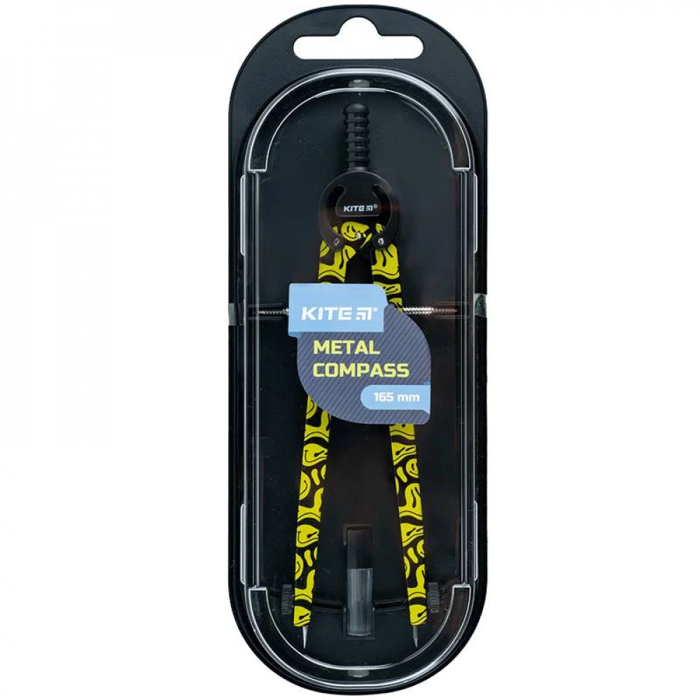 Циркуль Kite K24-415-1 +грифель в футляре