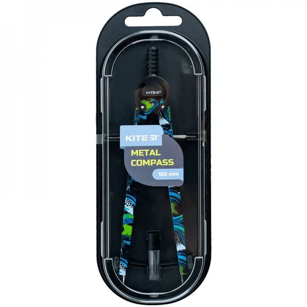 Циркуль Kite K24-415-2 +грифель у футлярі