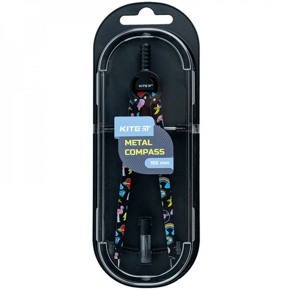 Циркуль Kite K24-415-3 +грифель у футлярі