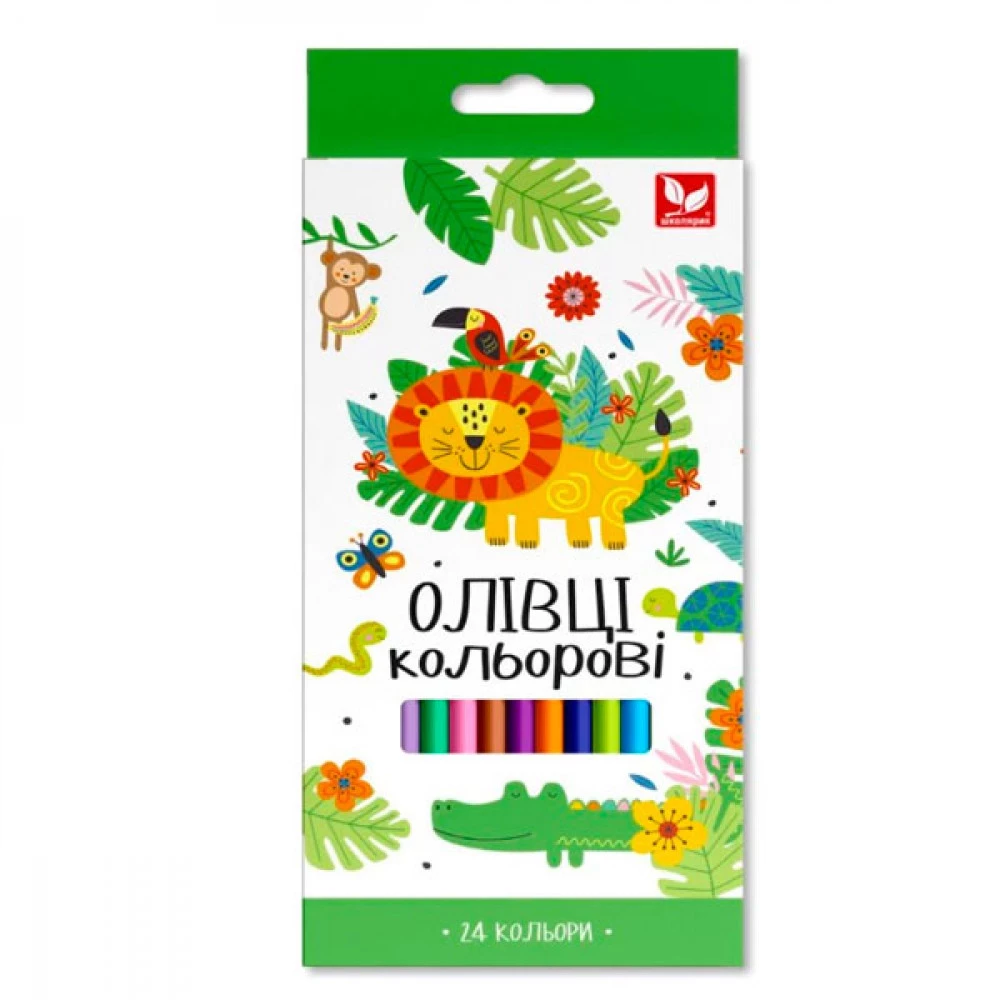 Олівці 24 кольори MUSE 140SH-24 з точилкою