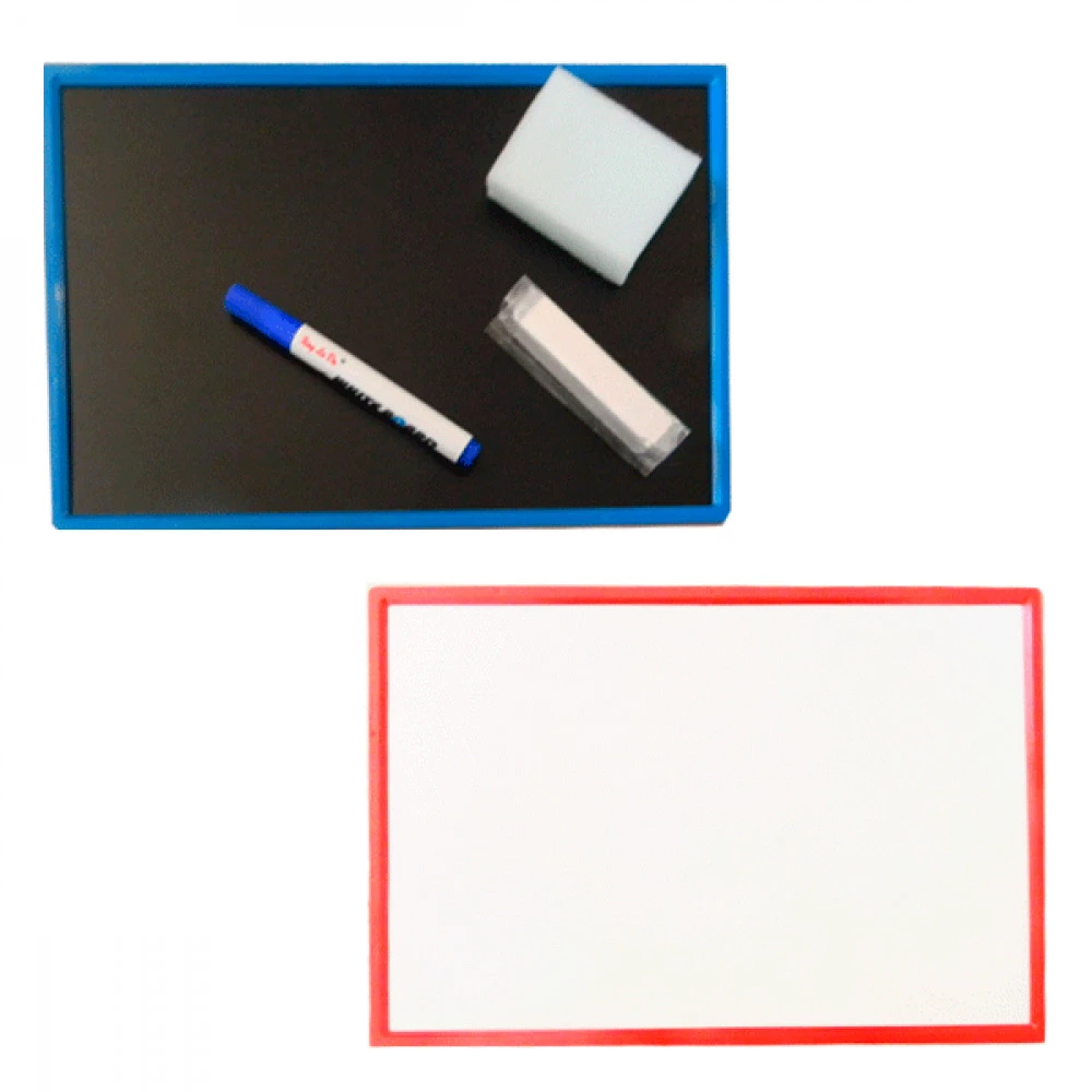 Дошка магн. (крейда) 20х30 + крейда, маркер, губка