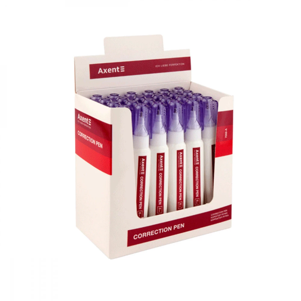 Ручка-коректор Axent 7002 металевий наконечник 8 мл