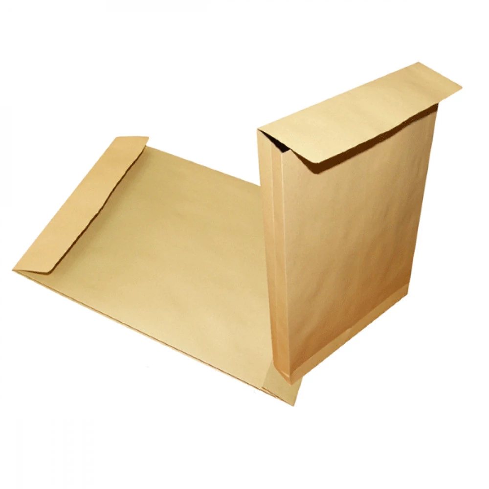 Конверт-пакет 250х353 В4 СКЛ крафт 130 гр (391157)