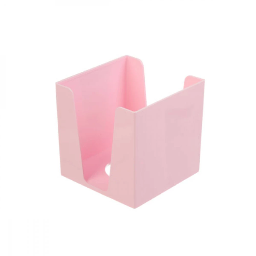 Бокс для паперу 90х90х90мм BuroMAX ВМ6360-10 рожевий