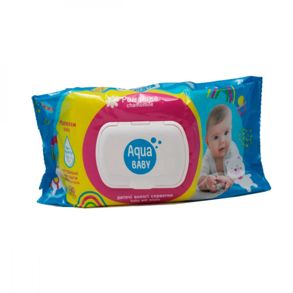 Серветки вологі LiLi/Unis (120 шт) із клапаном