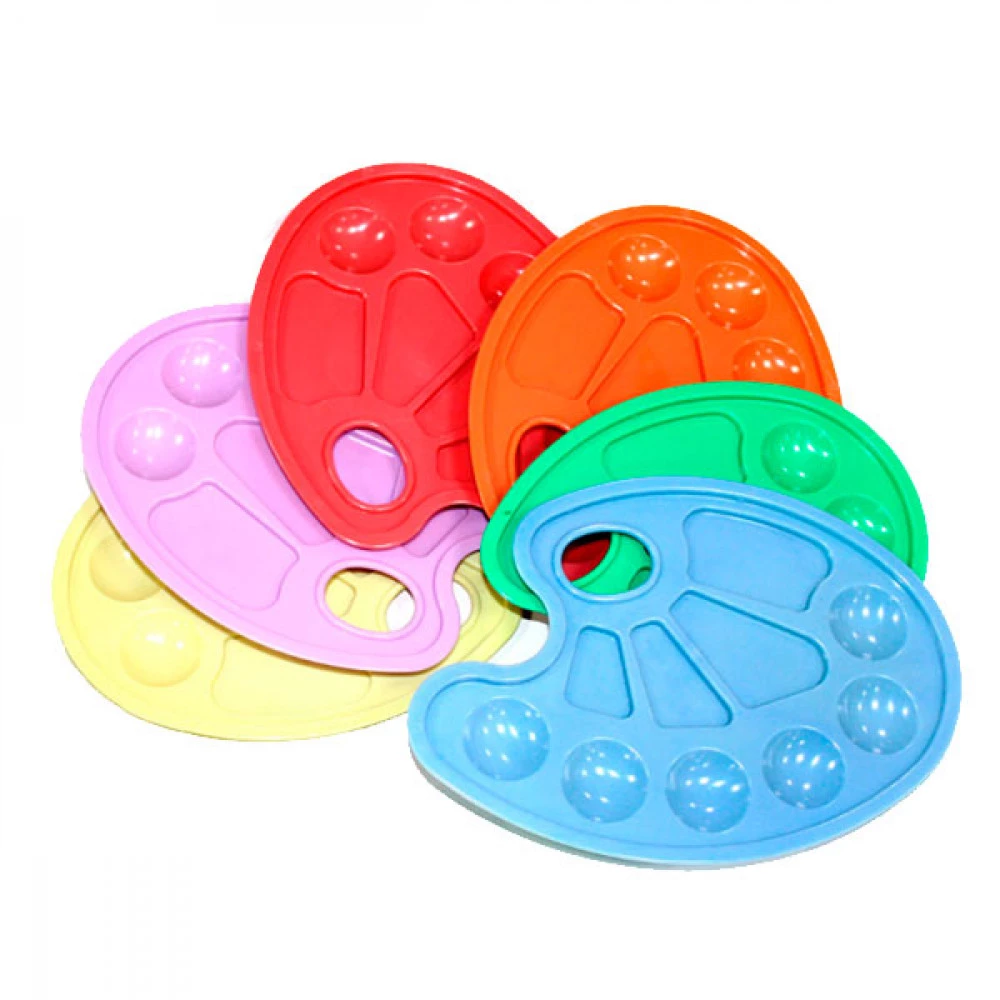 Палітра для акварелі пластикова 0045 кольорова