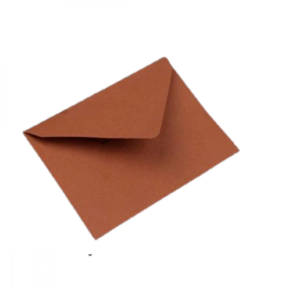Конверт 7,5х11см Однотонний 5-85125 коричневий