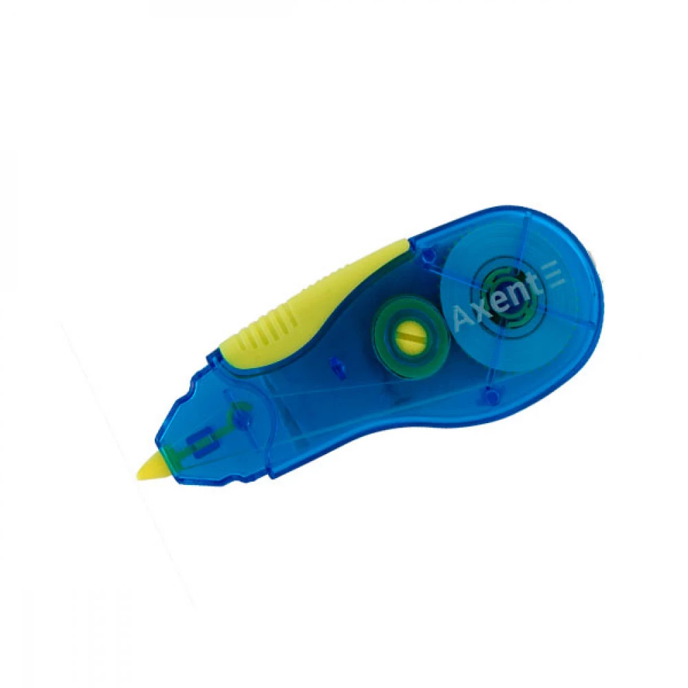 Коректор-стрічка "Axent" 7006-01 5 мм х 5 м синьо-жовтий