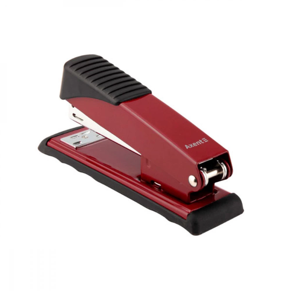 Степлер №24/6 Axent/Exakt 4926-06 (25л) метал.червоний