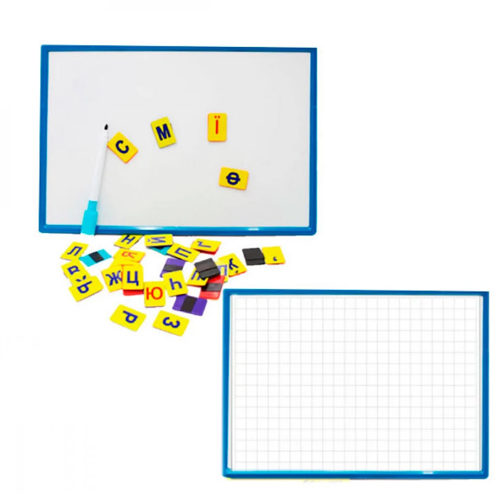 Дошка магнітна для маркера + літери 20х30 алюміній