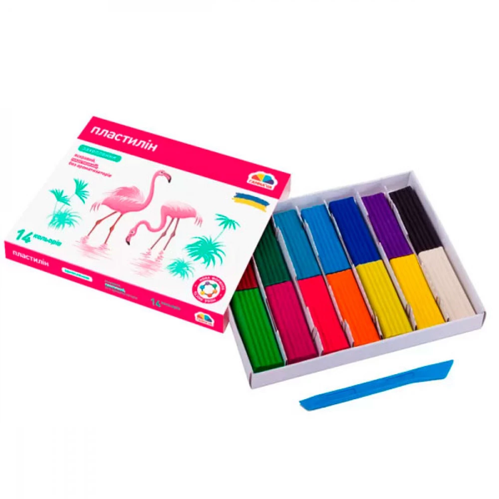 Пластилін 14 кольори 224 г Гамма НВ 200313