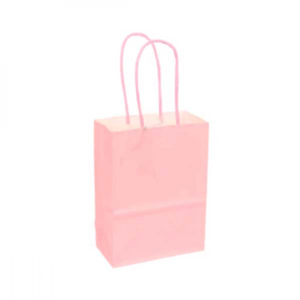 Пакет подарунковий 15х12х6см Крафт 3123-8474 рожевий