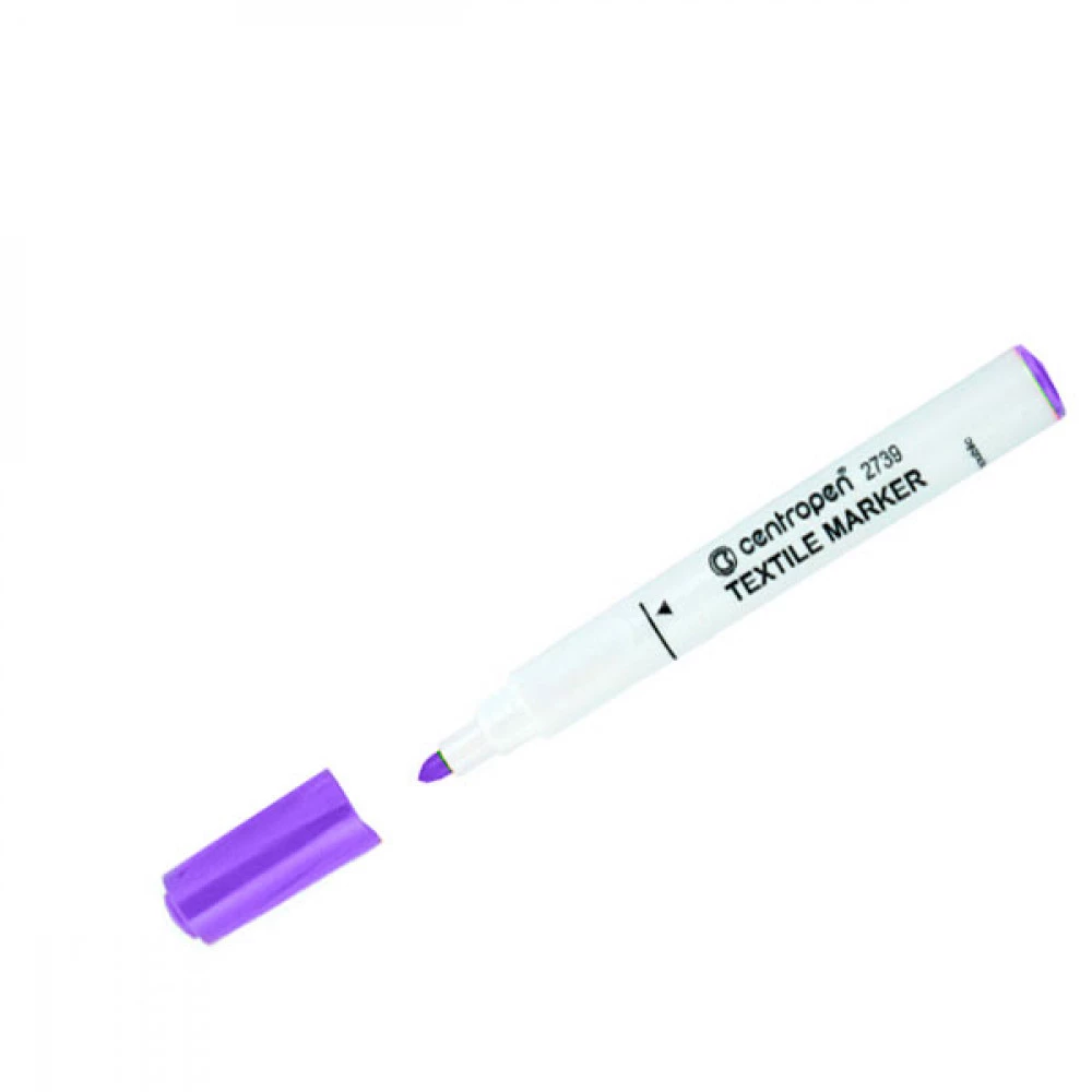 Маркер "Centropen" 2739 для фіолетового текстилю