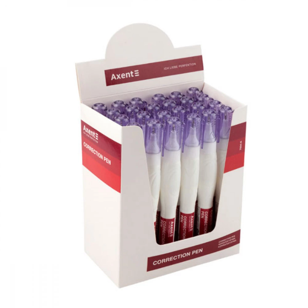 Ручка-коректор Axent 7004 мет.нак. 12 мл