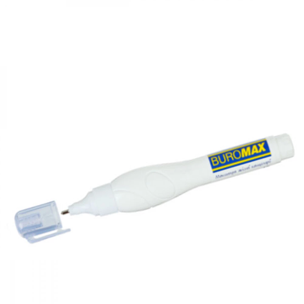 Ручка-коректор BuroMAX 1036 металевий наконечник 10 мл